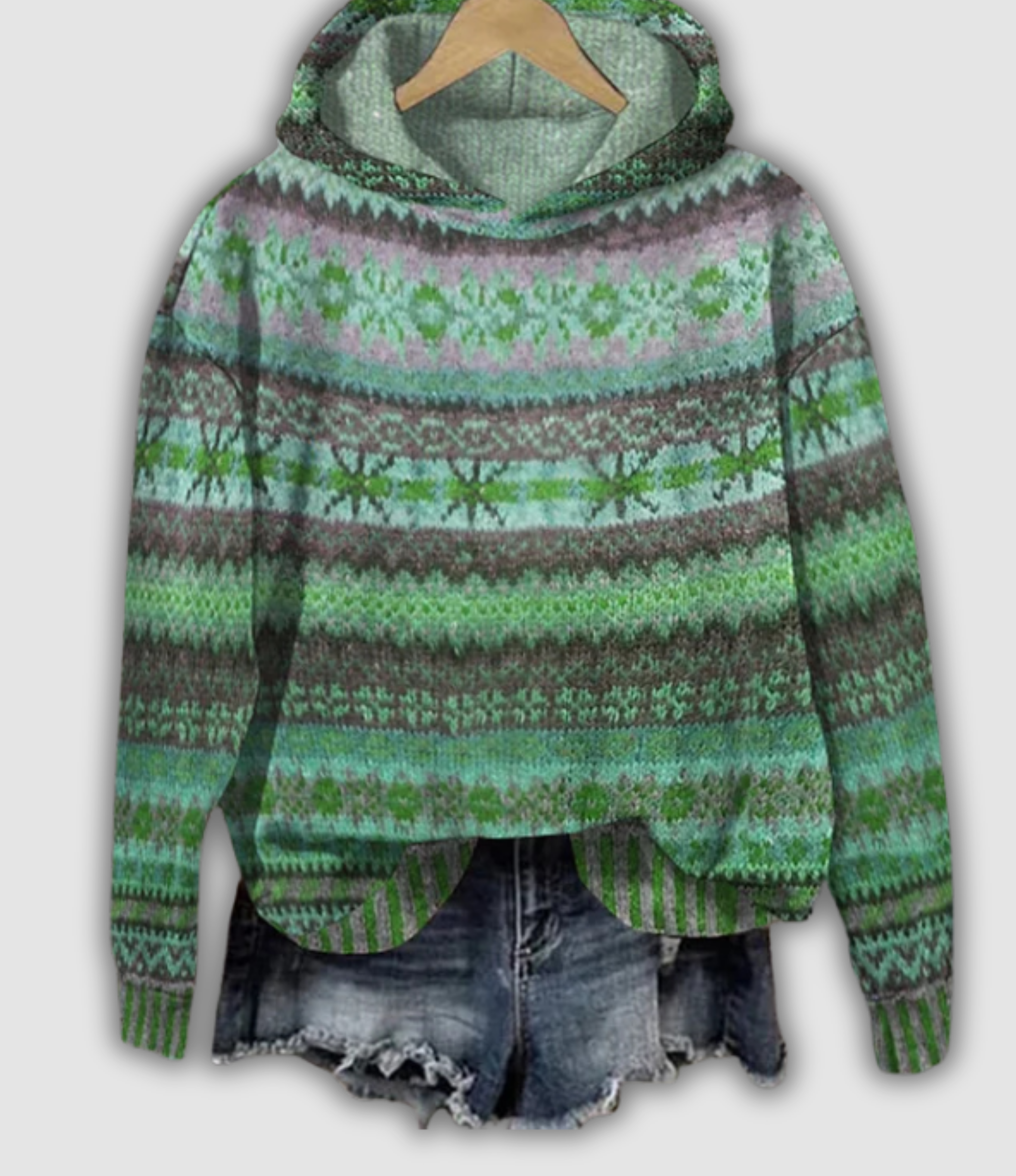 Selin - Przytulny etno sweatshirt