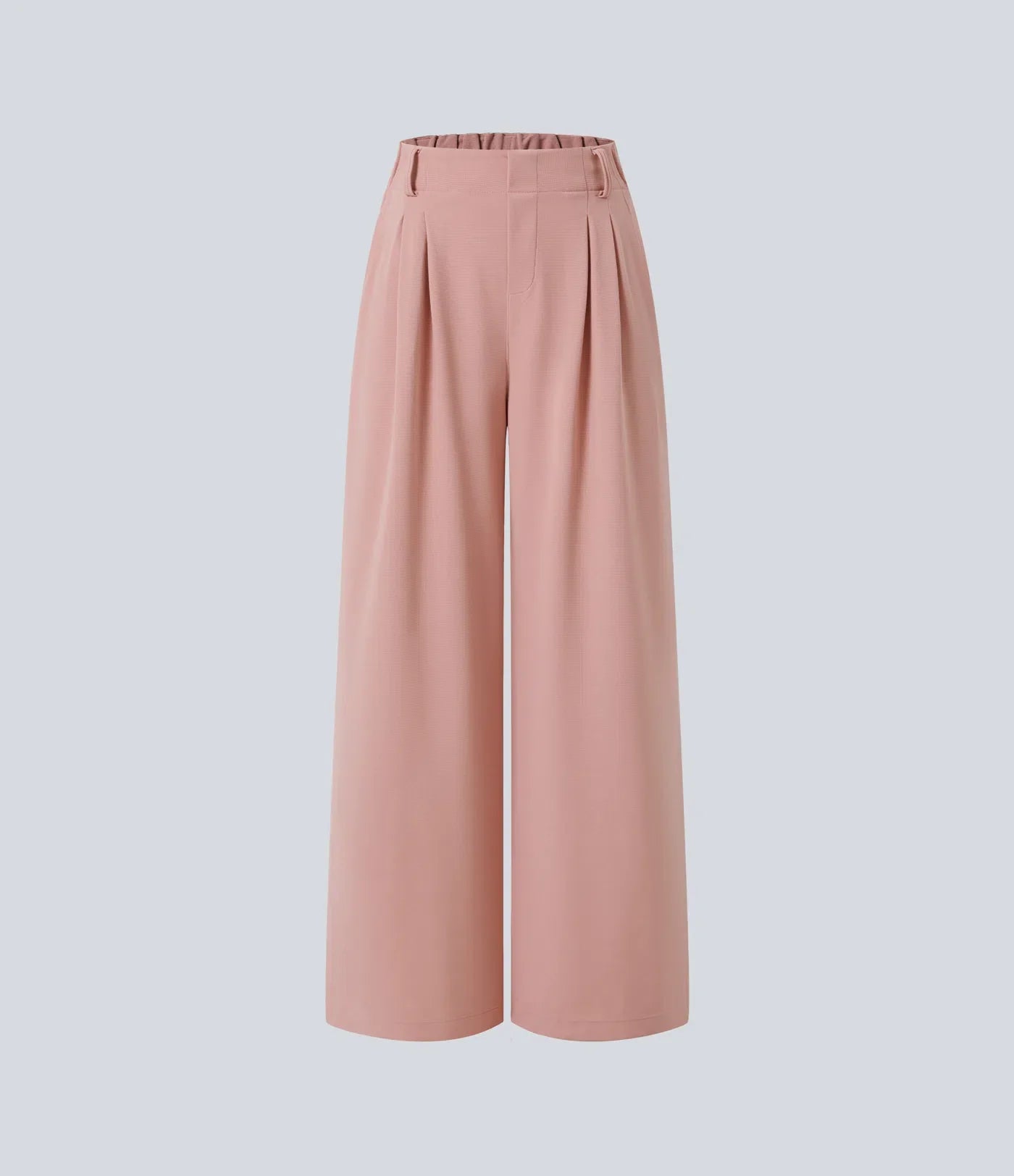 Pantaloni de lucru Halara Flex™ cu talie înaltă, buzunare laterale, largi, din waffle