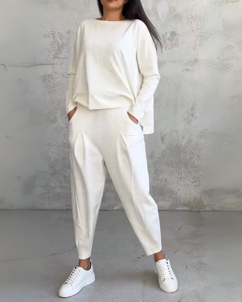 Wioletta – Elegancki Zestaw Loungewear