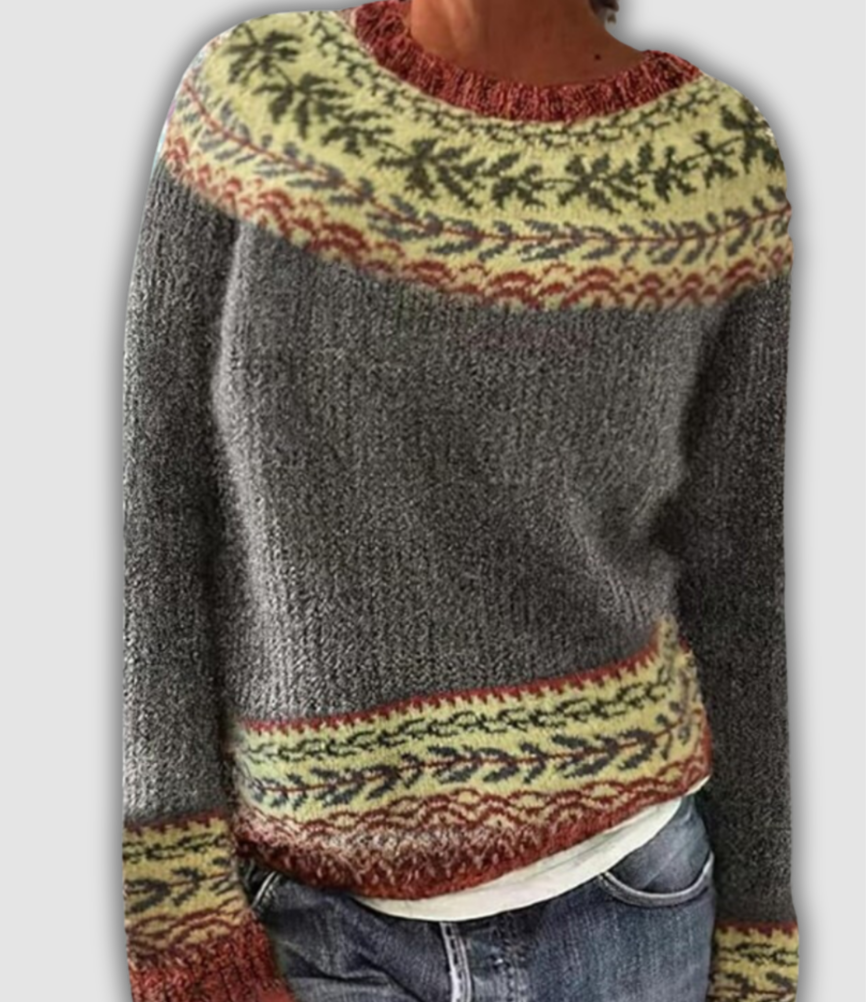 Anouk - Przytulny Retro Sweter