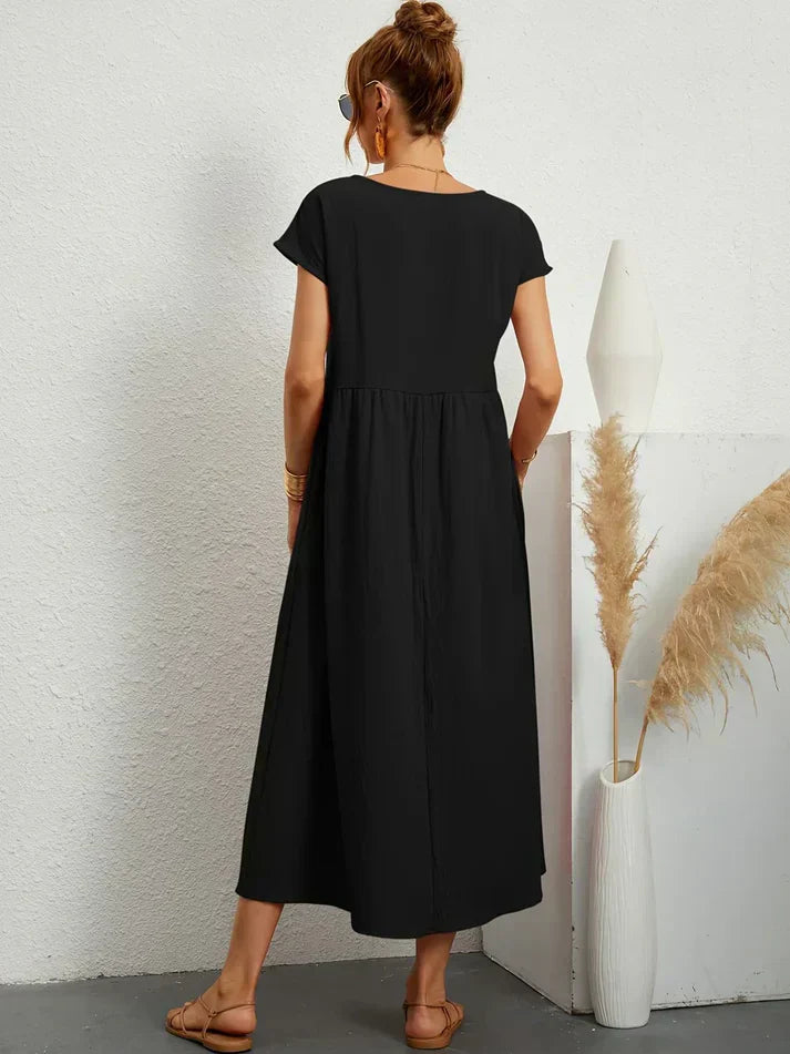 Olivia – Sukienka | Damska | Ponadczasowy design, fason podkreślający sylwetkę, lekkość | Elegancki look | Styl na co dzień | IVY&CO