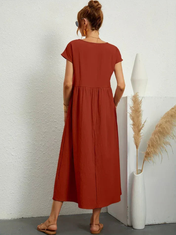 Olivia – Sukienka | Damska | Ponadczasowy design, fason podkreślający sylwetkę, lekkość | Elegancki look | Styl na co dzień | IVY&CO