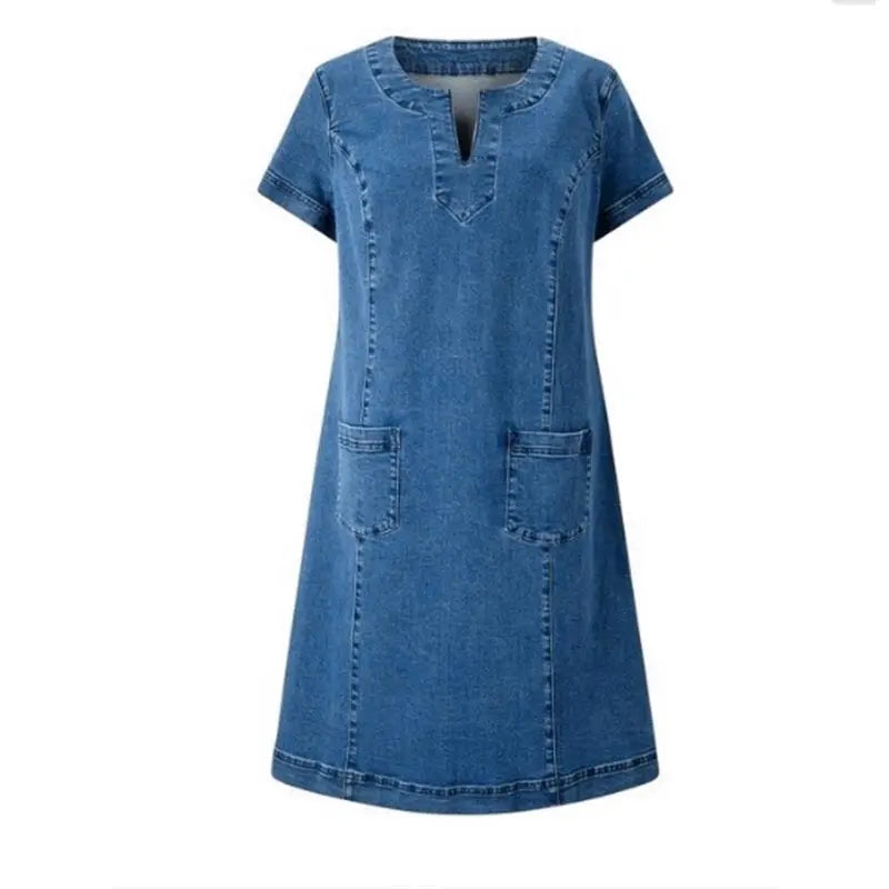 Lily | Sukienka z miękkiego denimu
