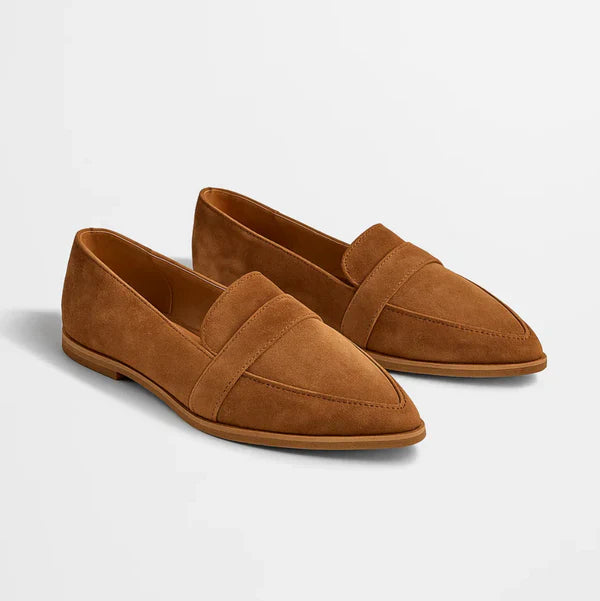 Victoria Classic™ – Miękkie mokasyny ze skóry zamszowej dla kobiet