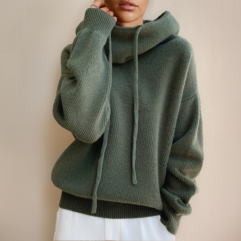 Teofila - Elegancki sweter z golfem