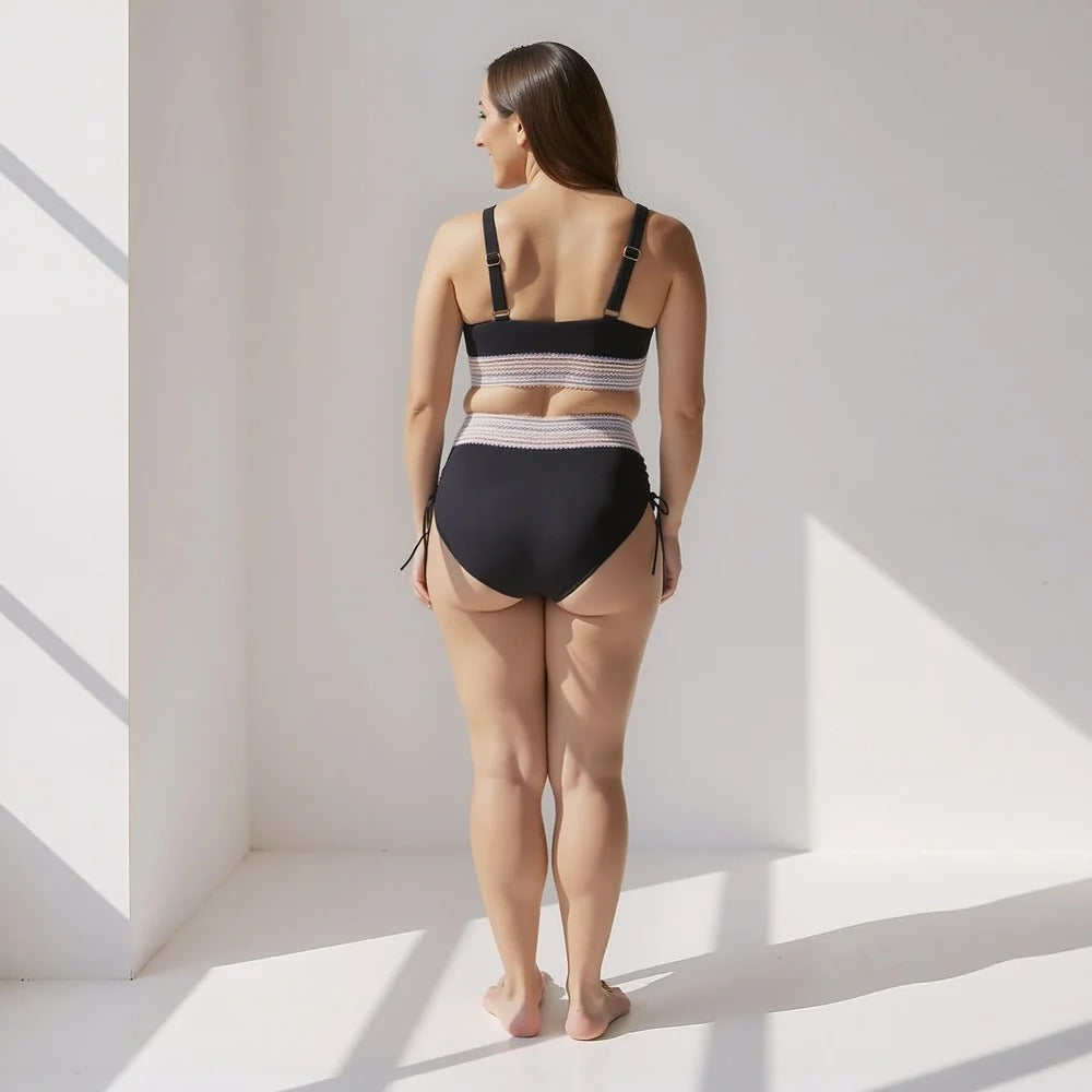 Noa – Bikini z Wysokim Stanem z Pasem Modelującym
