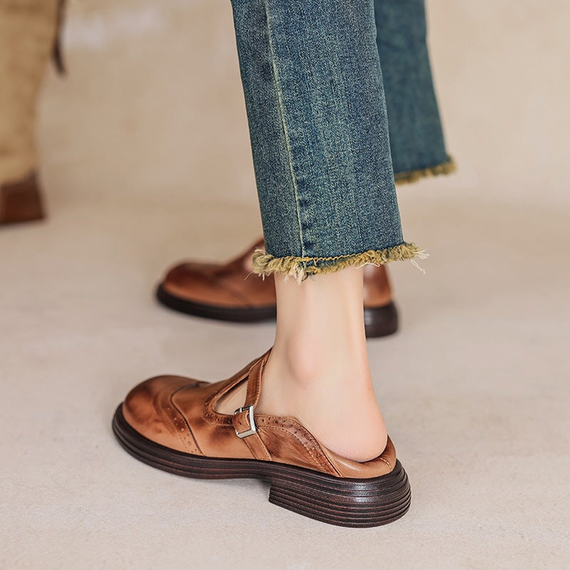 Wera - Eleganckie Skórzane Buty