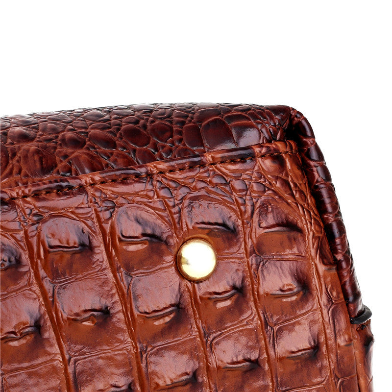 Matilda | Elegancka ręcznie robiona torba Croco ze skóry
