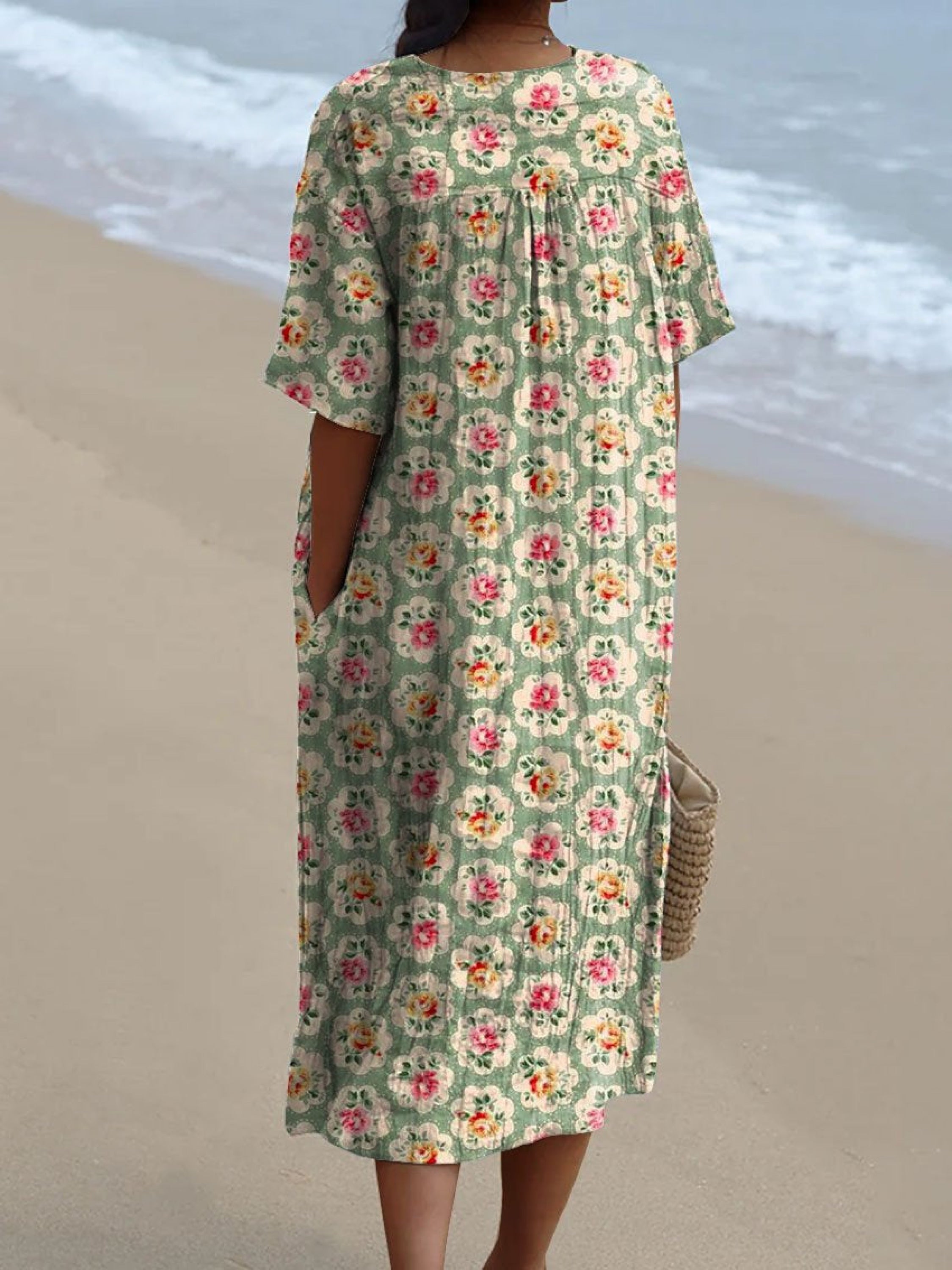 Eliza | Sukienka Vintage w Kwiaty