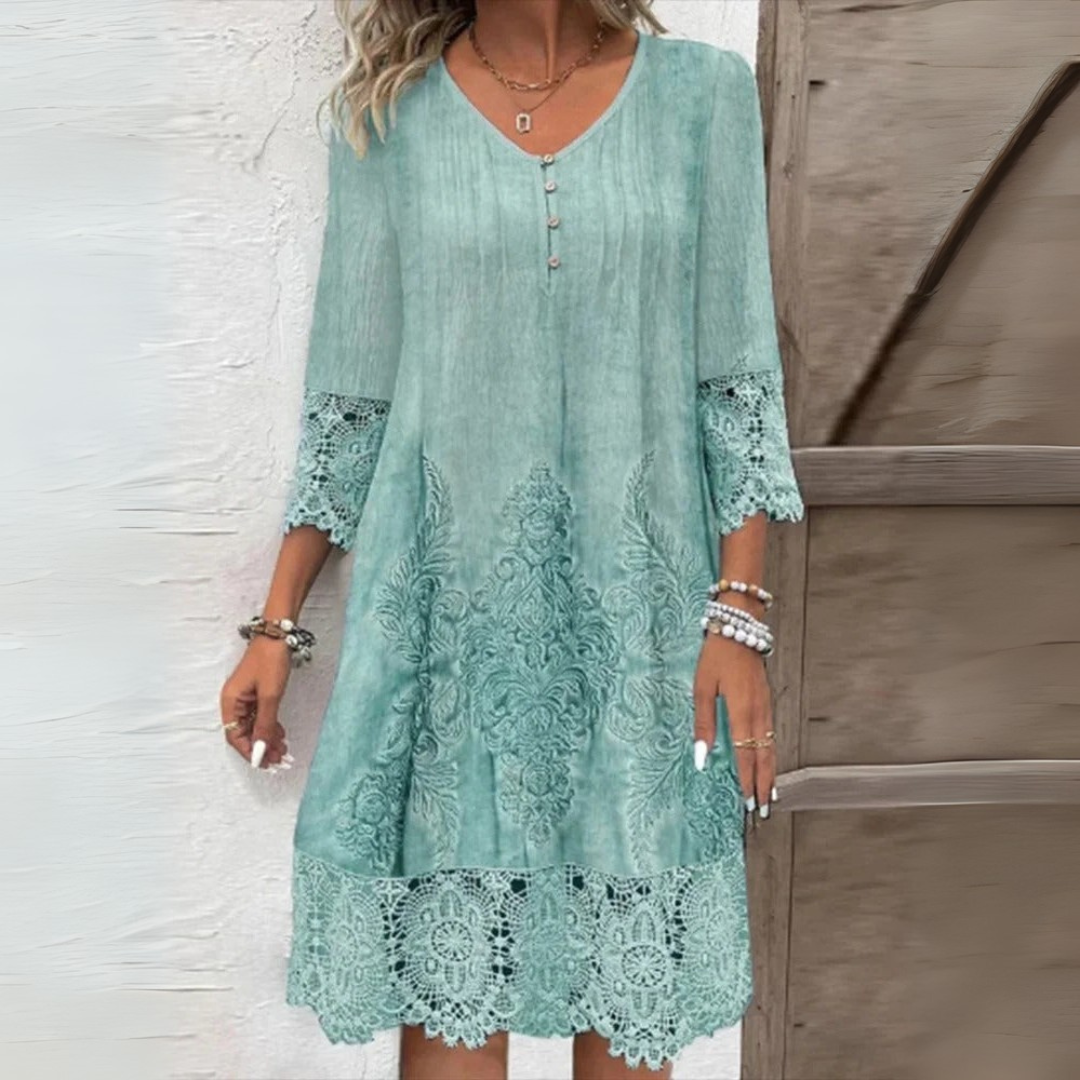 Helena™ - Elegancka Sukienka Koronkowa