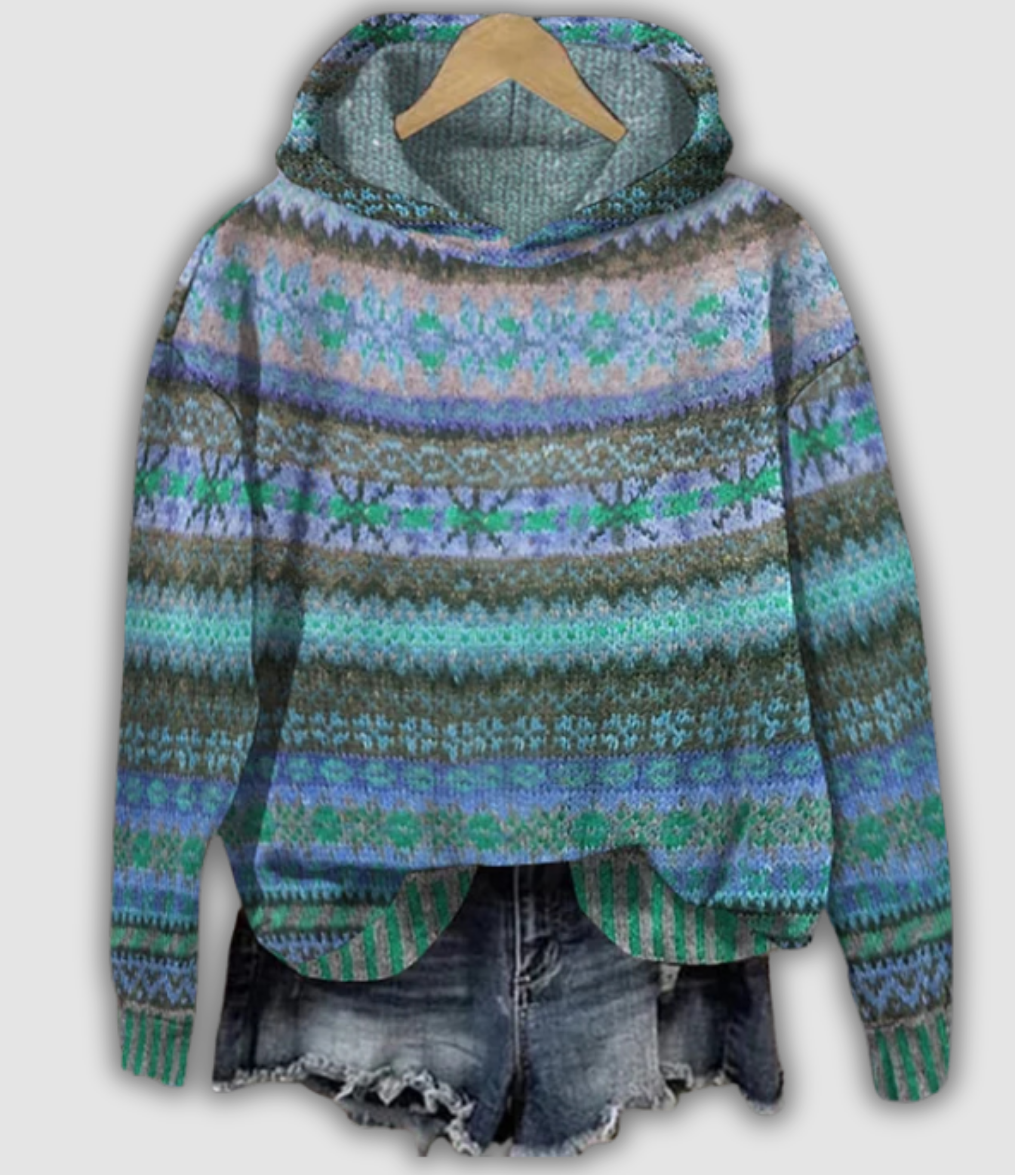 Selin - Przytulny etno sweatshirt