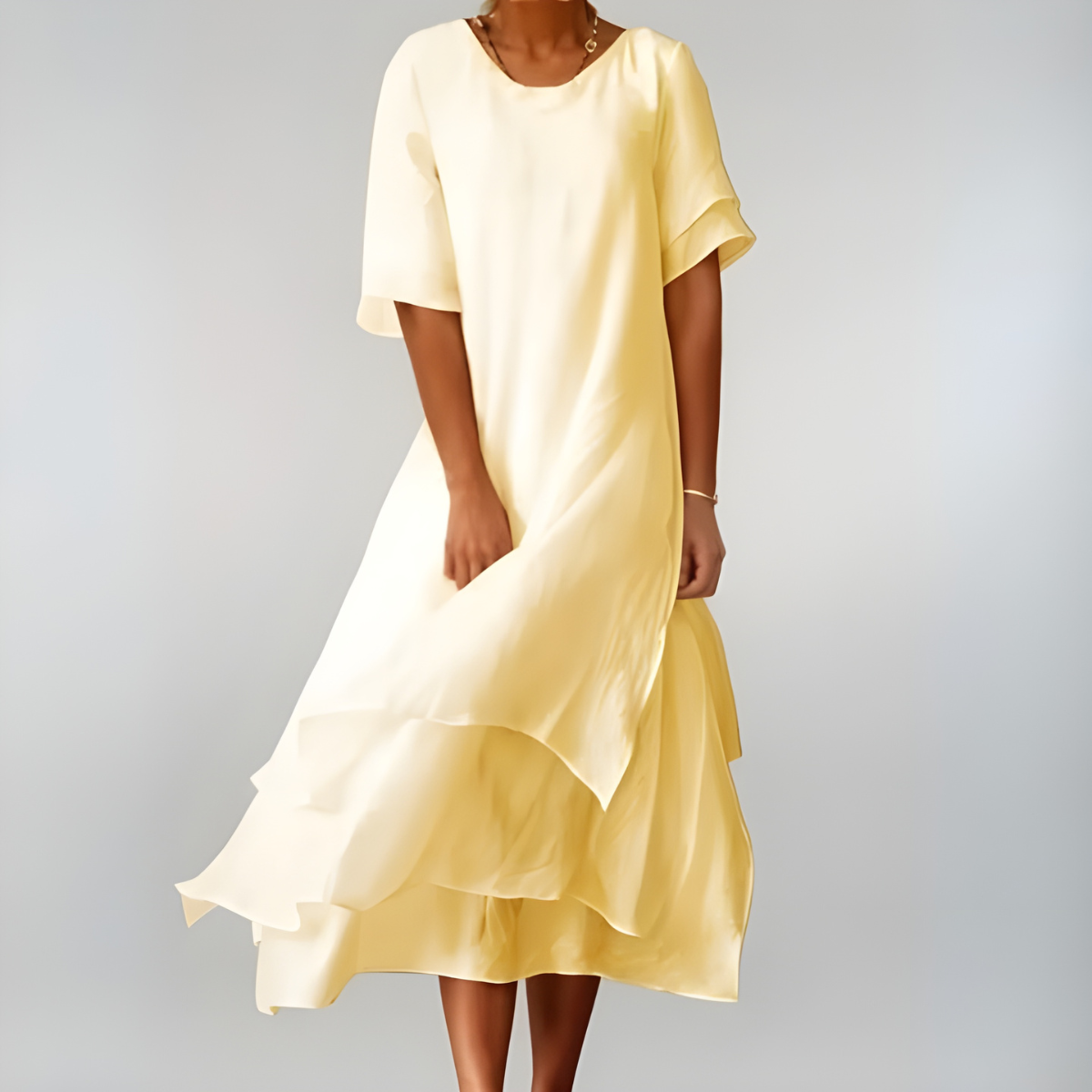 Agnes – Sukienka maxi | Damska | Lekka i zwiewna sylwetka | Biała | IVY&CO