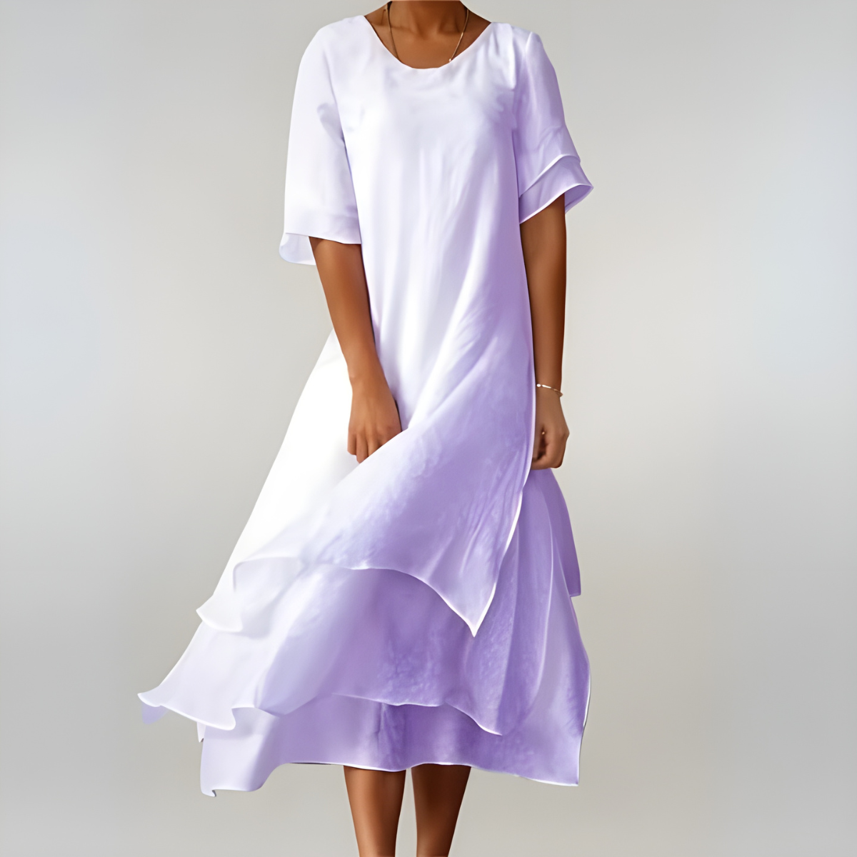 Agnes – Sukienka maxi | Damska | Lekka i zwiewna sylwetka | Biała | IVY&CO