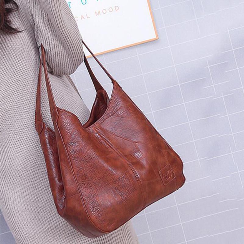 Emelie | Vintage torba skórzana