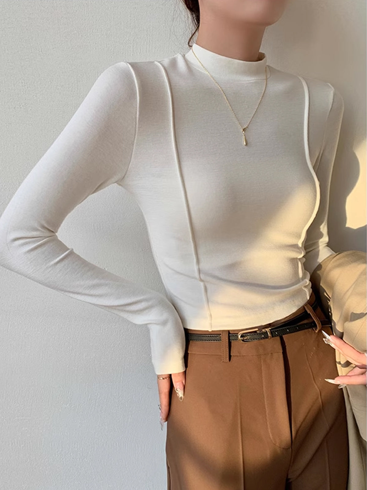 Bluza z Pipingiem z Prostej Jersey