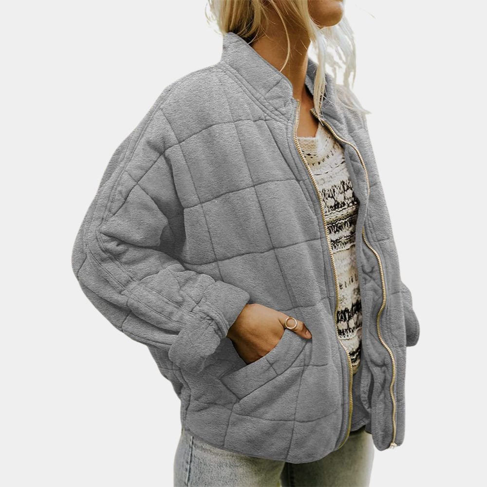 Elara™ | Stylowa i wygodna pikowana kurtka