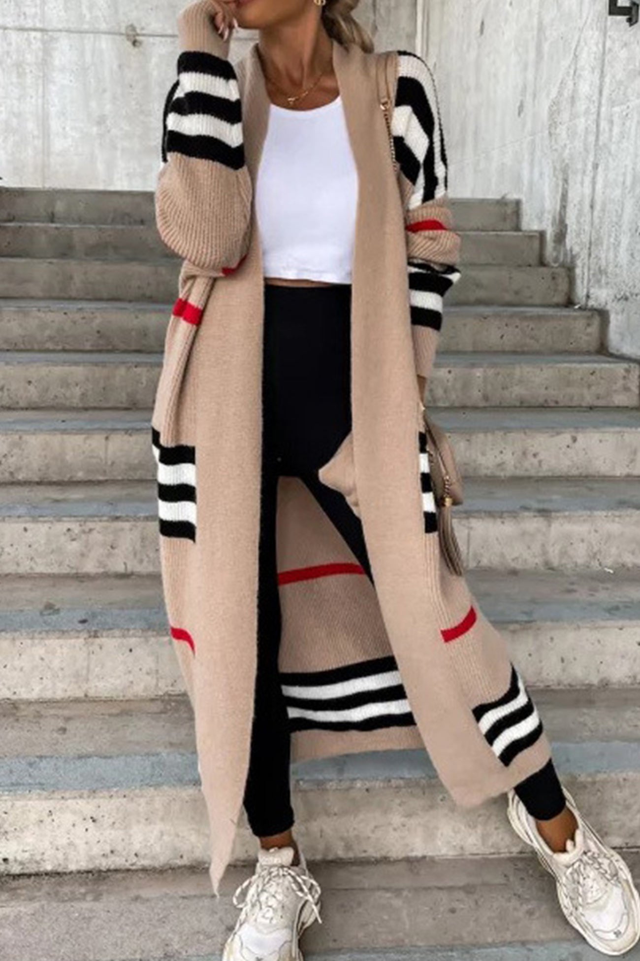 Wilma | Elegancki Długi Kardigan