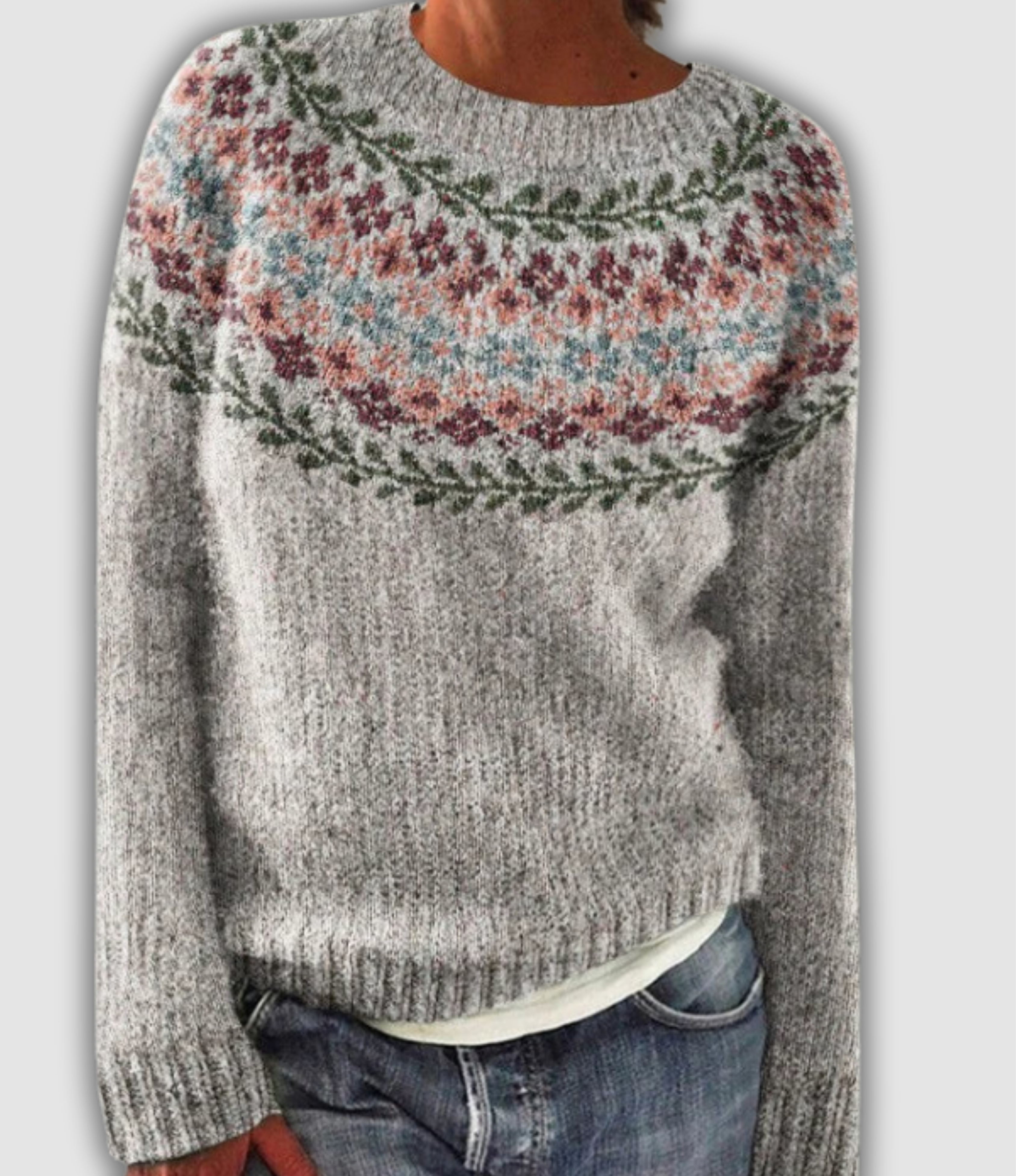 Kaia - Przytulny retro sweter