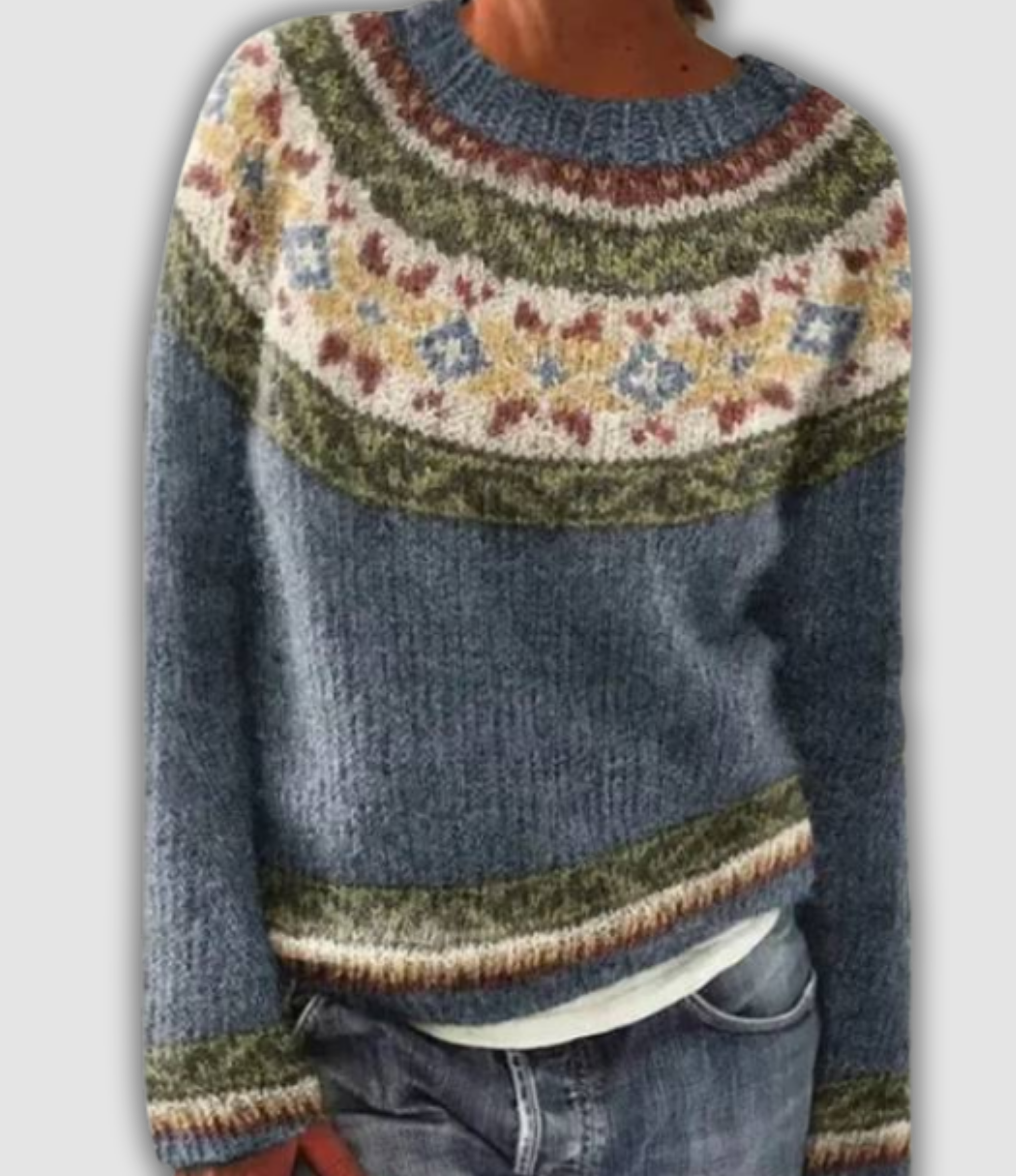 Nayla - Stylowy Retro Sweter