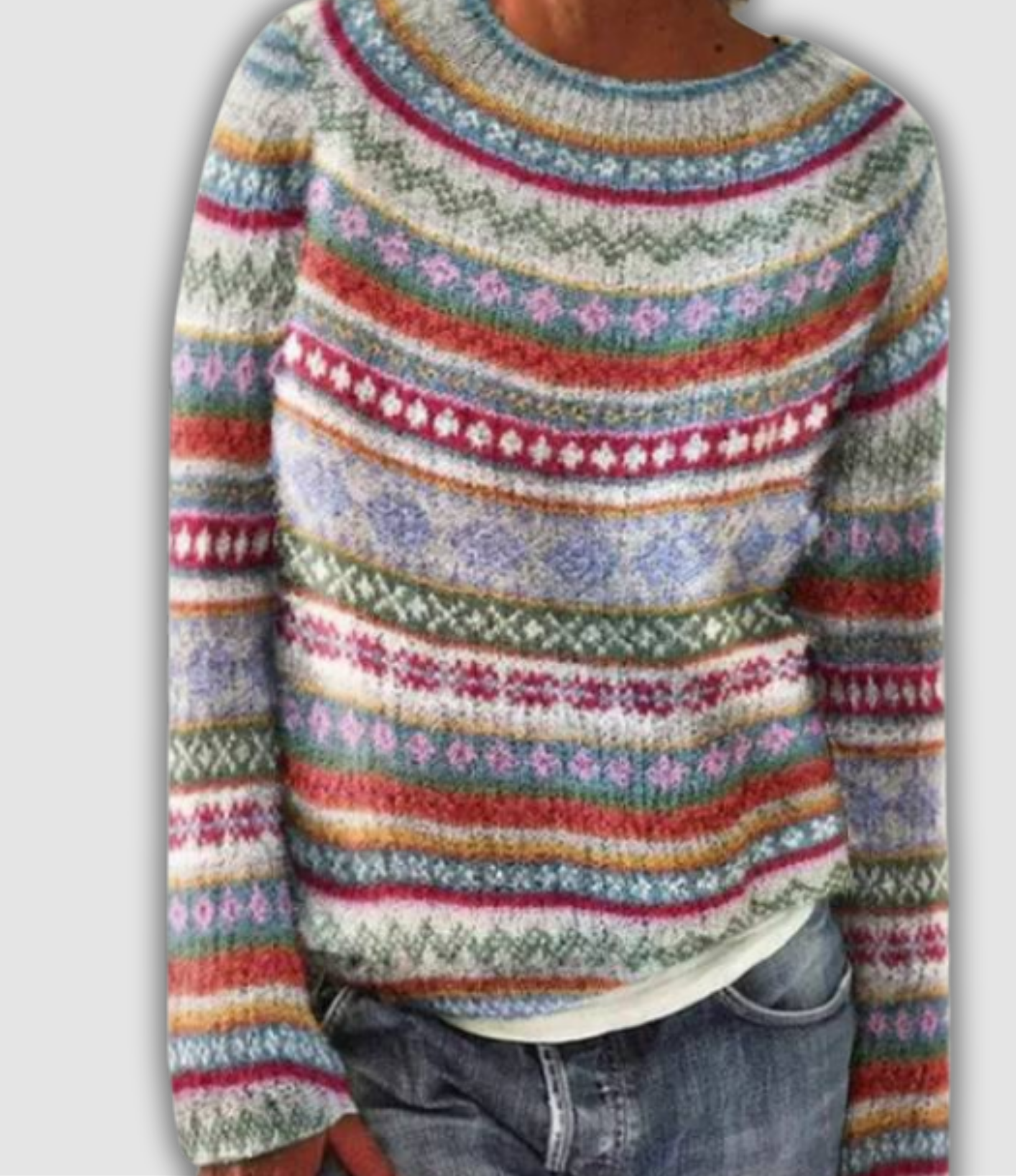 Salome - Stylowy Retro-Sweter