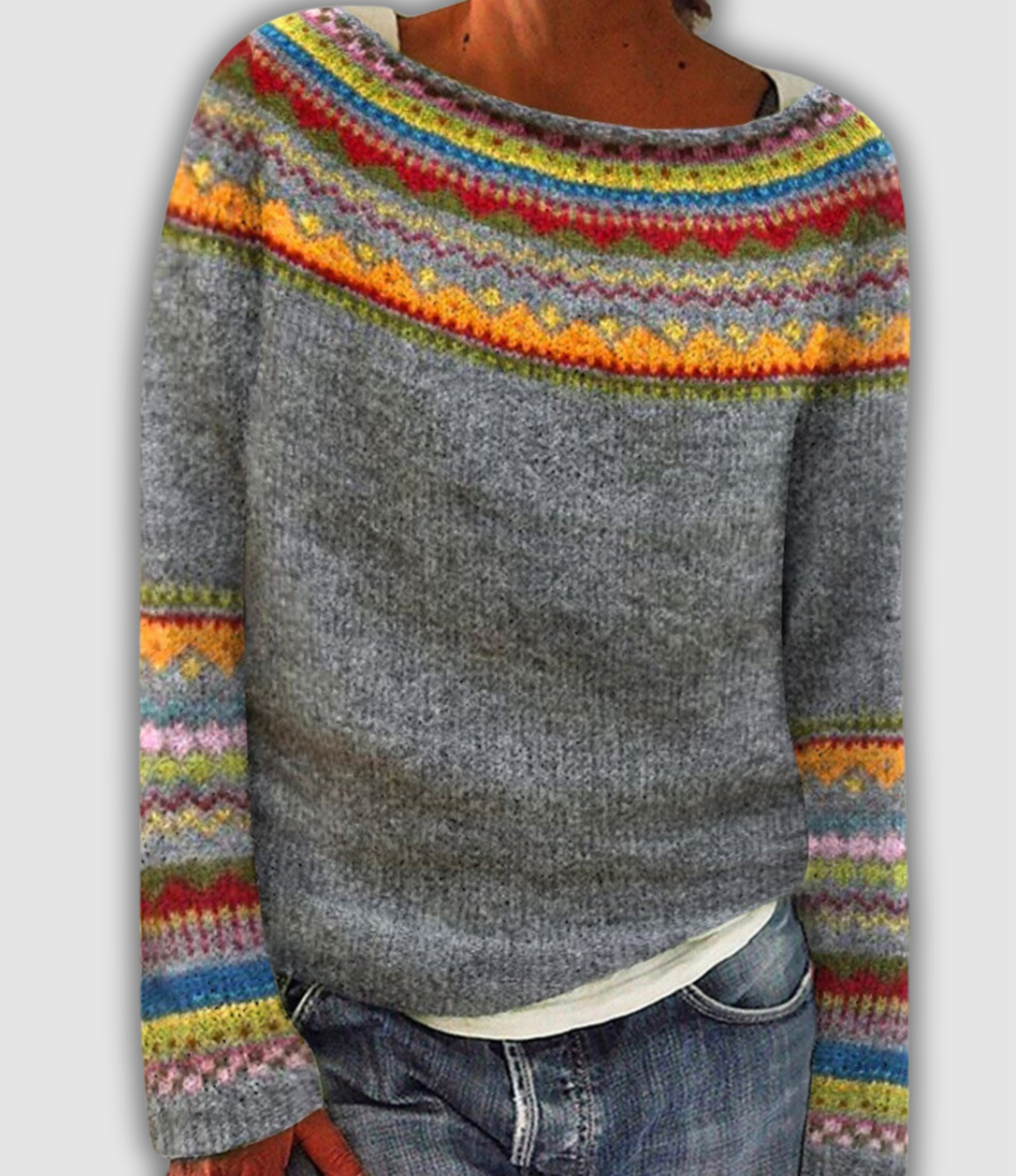 Leevke - Przytulny Retro Sweter