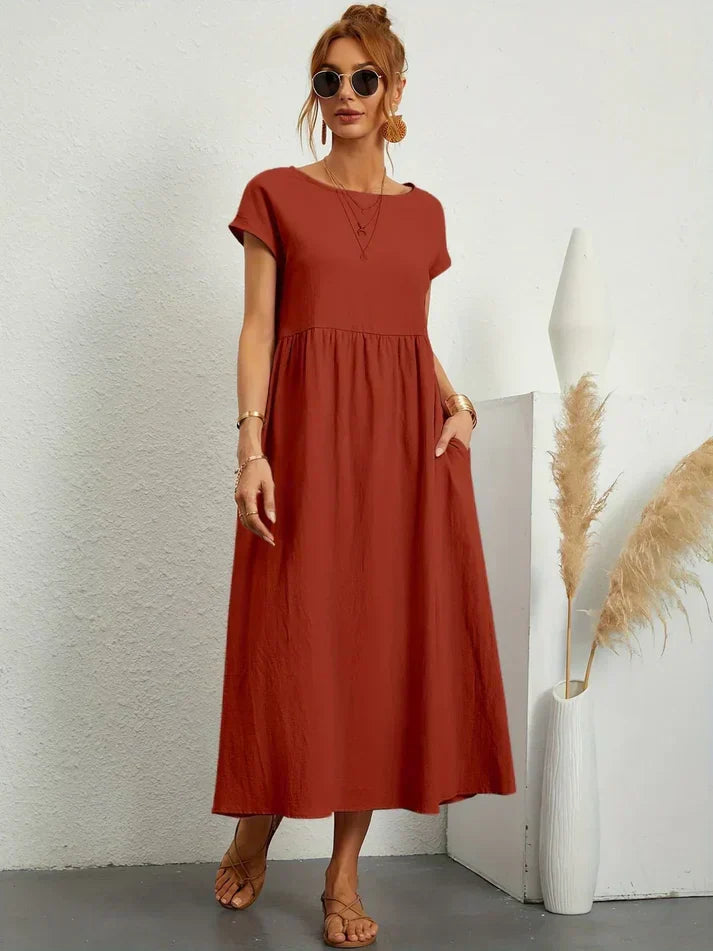 Olivia – Sukienka | Damska | Ponadczasowy design, fason podkreślający sylwetkę, lekkość | Elegancki look | Styl na co dzień | IVY&CO