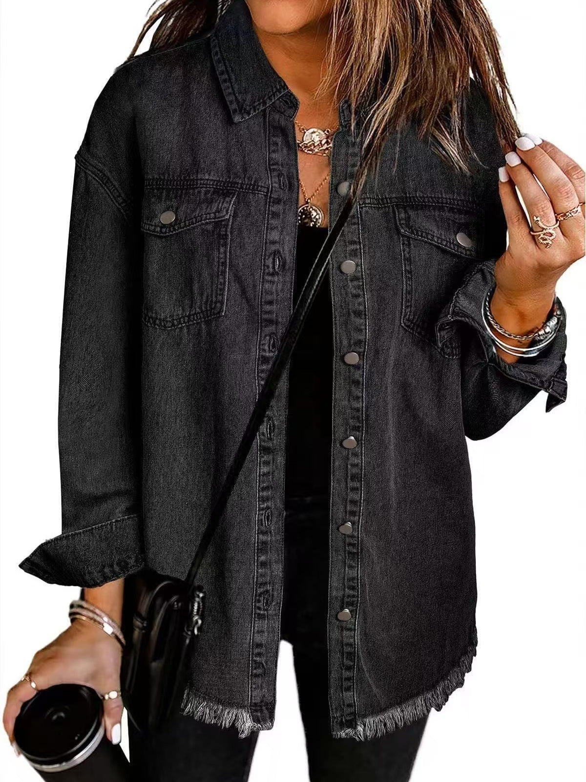 Sofia Denim™ | Elegancka kurtka dżinsowa