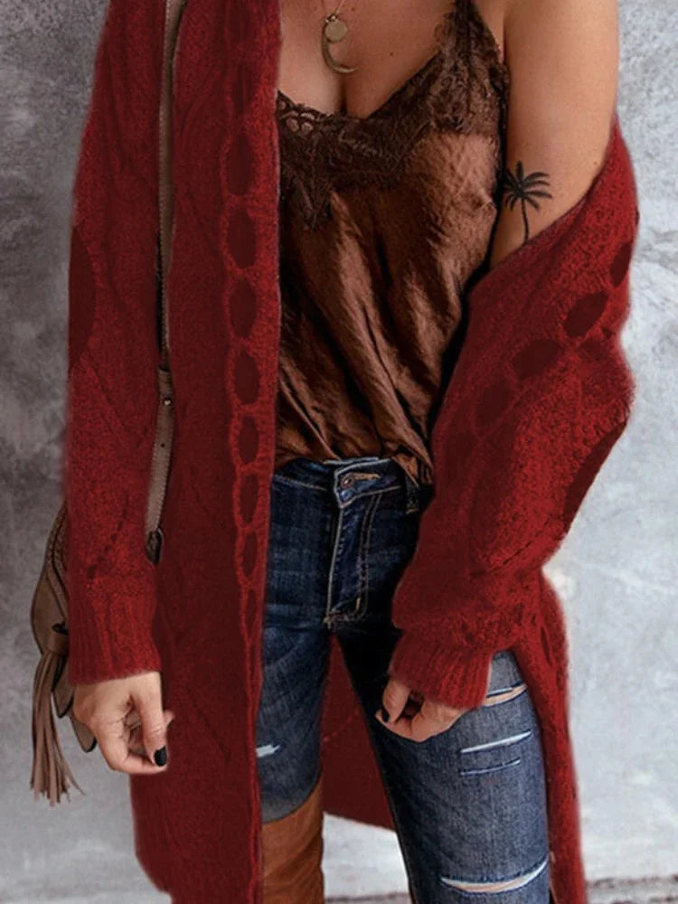 Amalia - Vintage Sweter z Kapturem