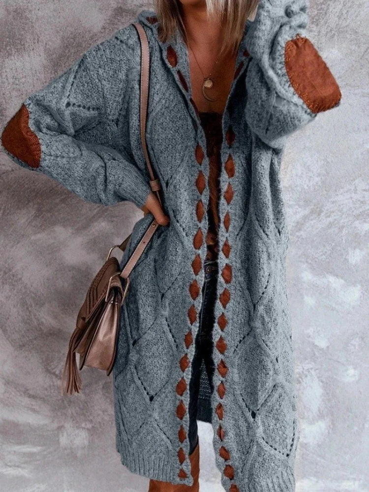 Amalia - Vintage Sweter z Kapturem