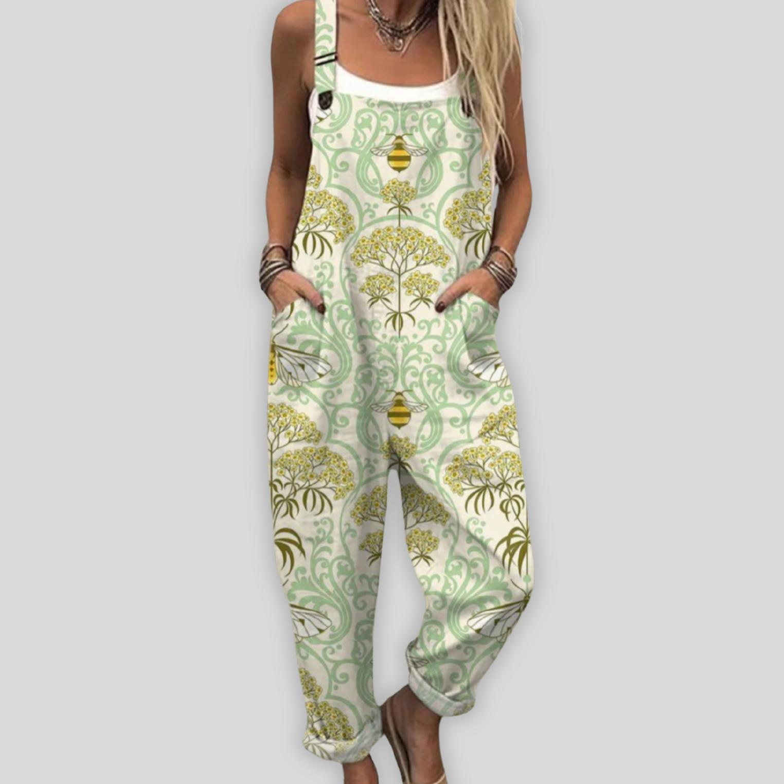 Adelina™ | Salopetă Elegantă cu Croială Relaxată pentru Stil Casual