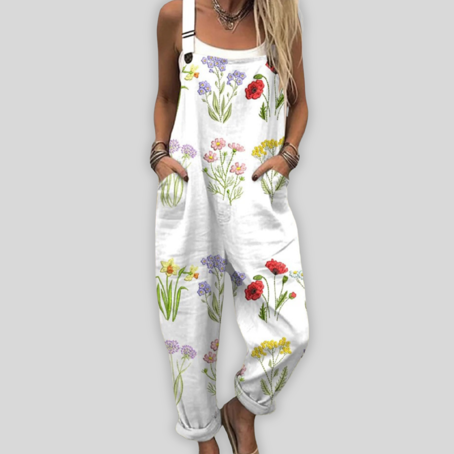 Adelina™ | Salopetă Elegantă cu Croială Relaxată pentru Stil Casual