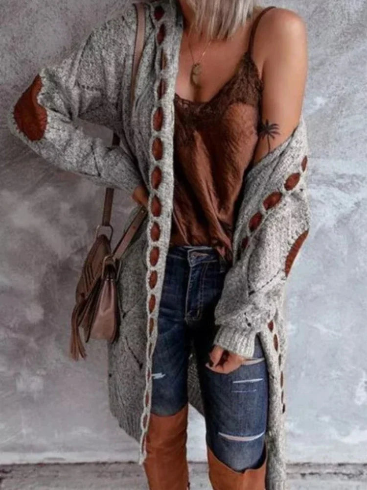Amalia - Vintage Sweter z Kapturem