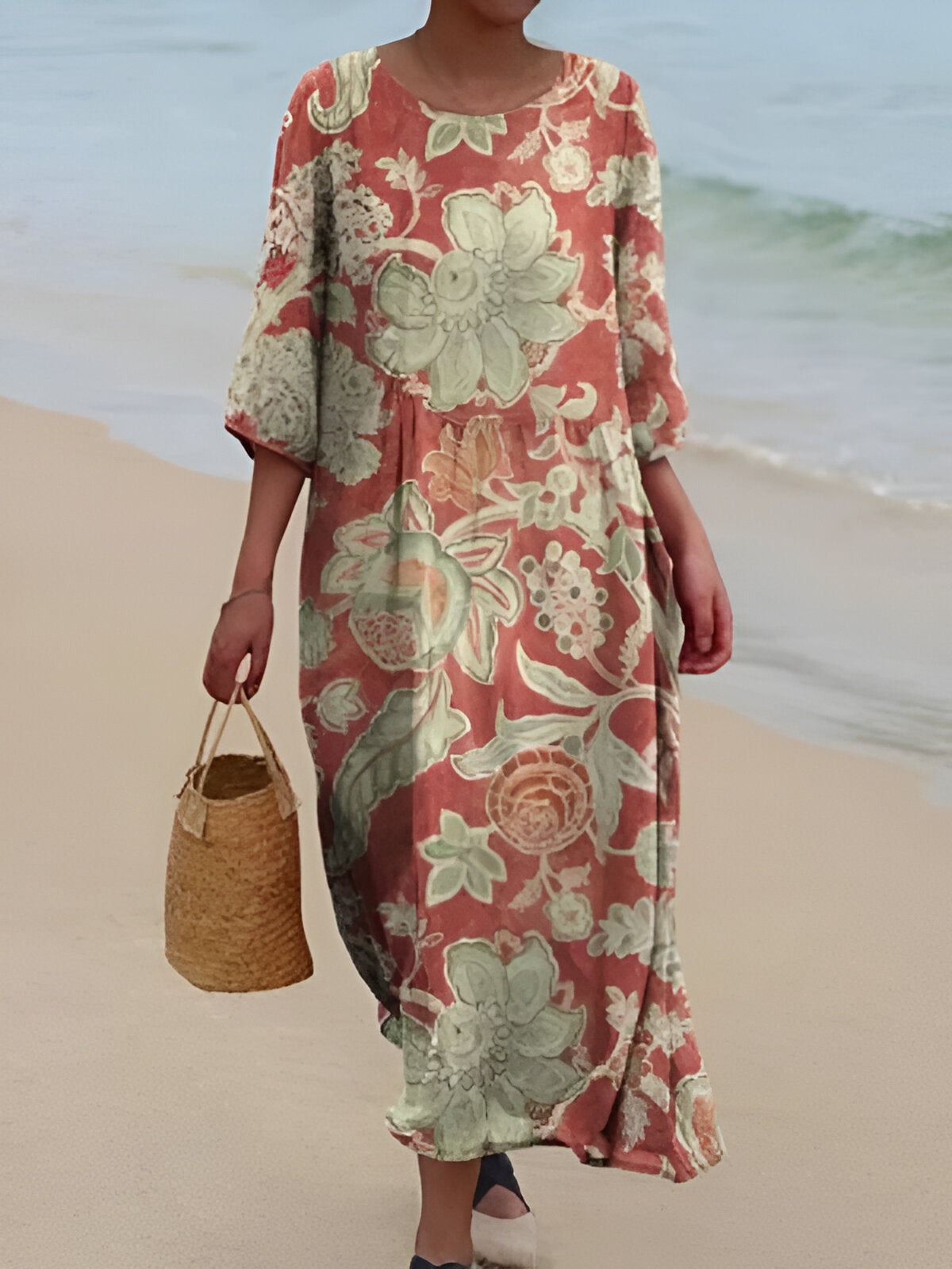 Robine™ | Elegancka sukienka w geometryczne wzory