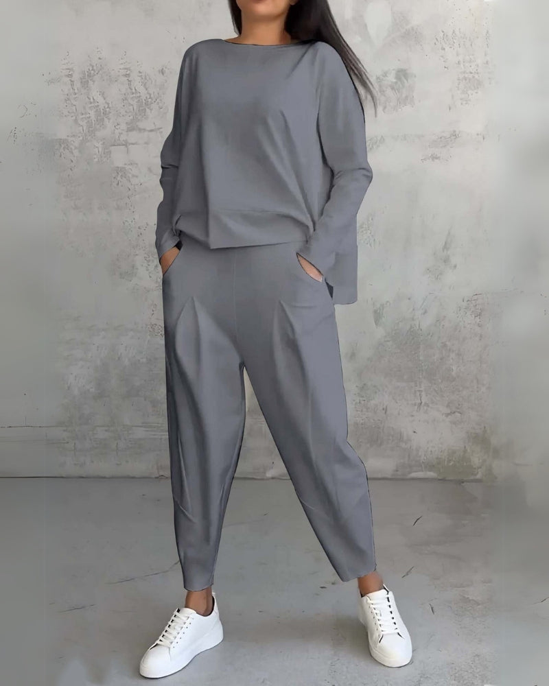Wioletta – Elegancki Zestaw Loungewear