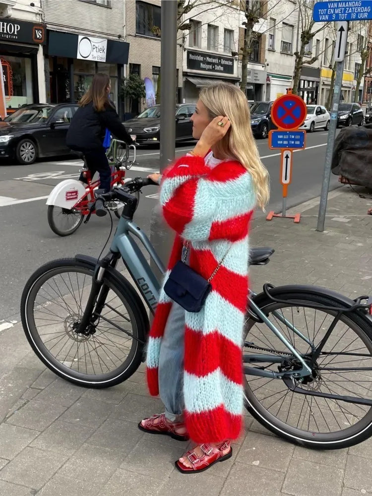Sue | Oversize Miękki Długi Kardigan