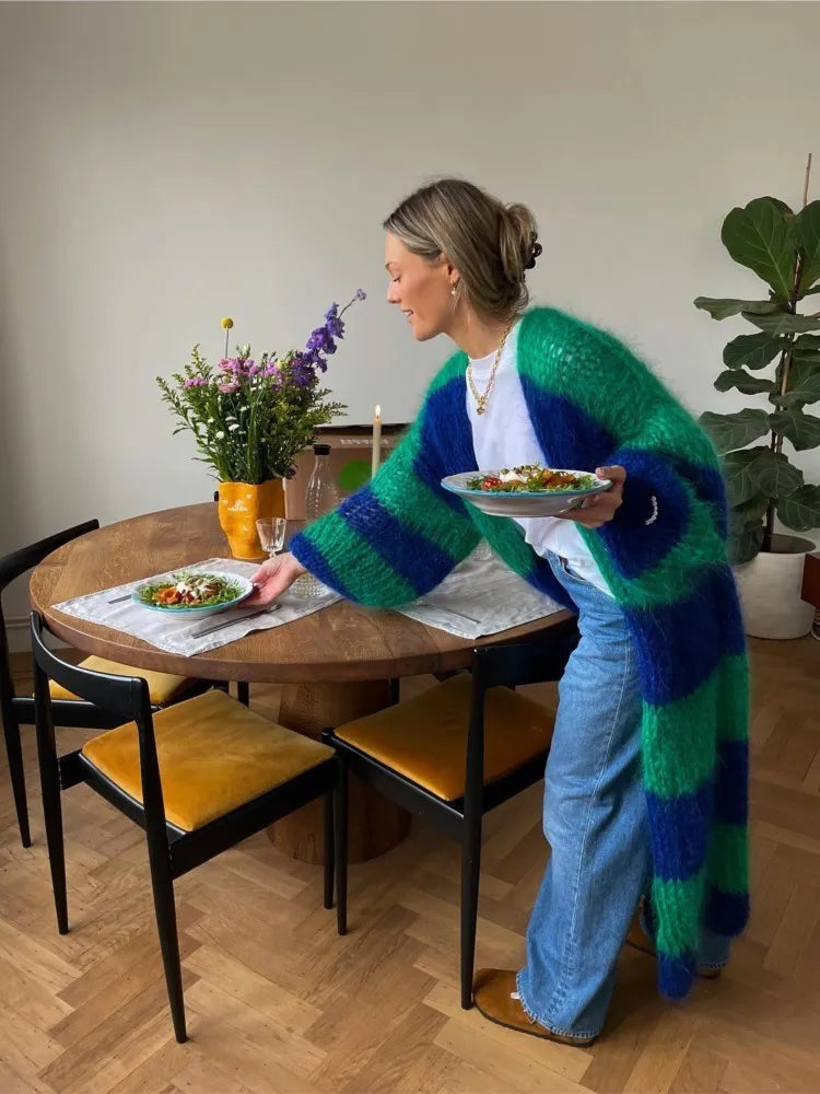 Sue | Oversize Miękki Długi Kardigan
