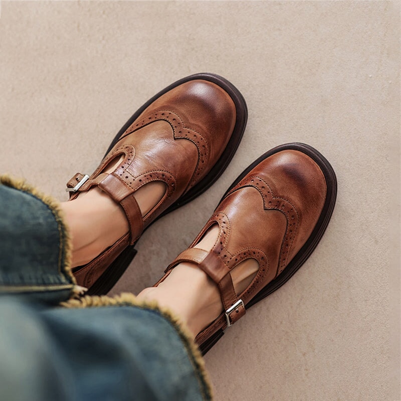 Wera - Eleganckie Skórzane Buty