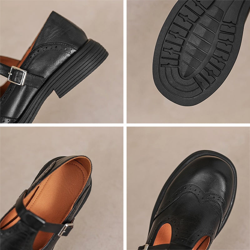 Wera - Eleganckie Skórzane Buty