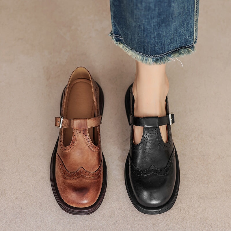 Wera - Eleganckie Skórzane Buty