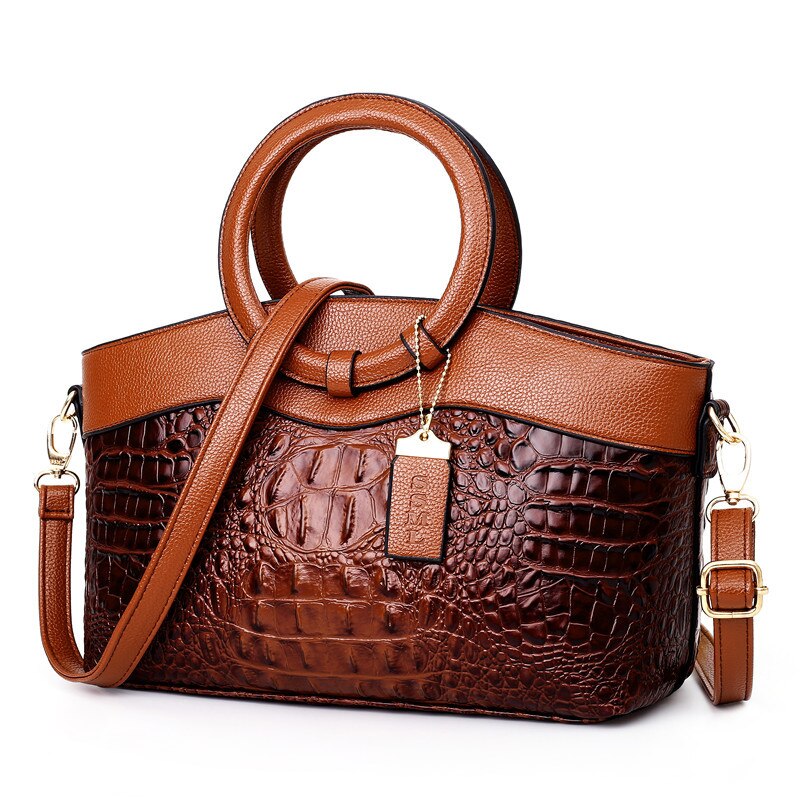 Matilda | Elegancka ręcznie robiona torba Croco ze skóry