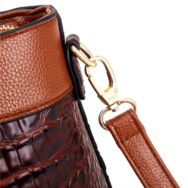 Matilda | Elegancka ręcznie robiona torba Croco ze skóry