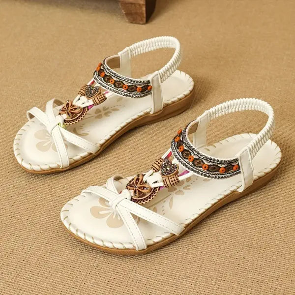 Signe – Ortopedyczne sandały z detalami boho